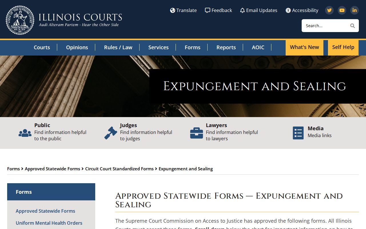 Clark County released mugshot record source for Illinois expungement and sealing forms